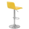 Cape Brushed Steel Stool Yellow