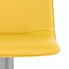 Cape Brushed Steel Stool Yellow