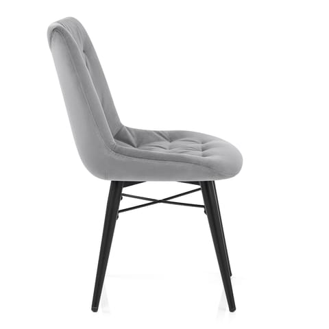 Roxy Dining Chair Grey Velvet