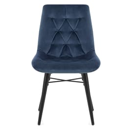 Roxy Dining Chair Blue Velvet