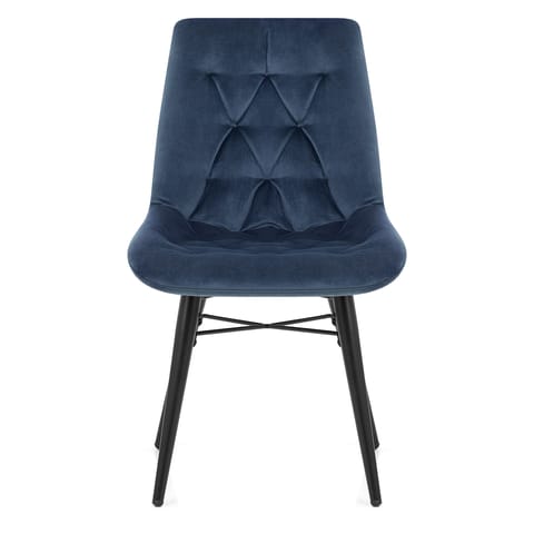 Roxy Dining Chair Blue Velvet