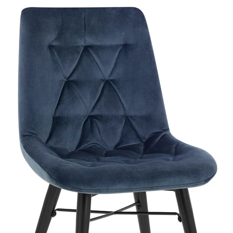 Roxy Dining Chair Blue Velvet