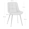 Milano Dining Chair White