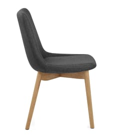 Kobe Dining Chair Oak & Charcoal