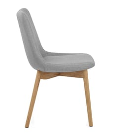 Kobe Dining Chair Oak & Light Grey