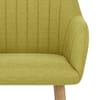 Rio Wooden Stool Green Fabric