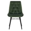 Roxy Dining Chair Green Velvet