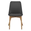 Kobe Dining Chair Oak & Charcoal