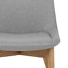 Kobe Dining Chair Oak & Light Grey