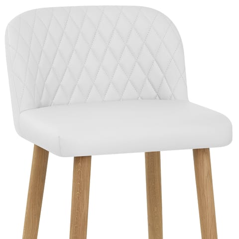 Pacific Wooden Stool White