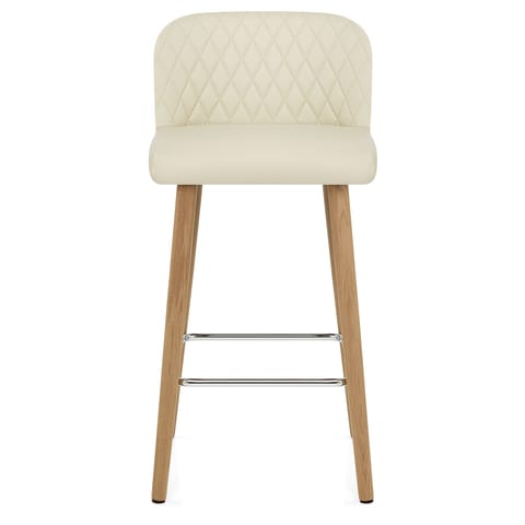 Pacific Wooden Stool Cream