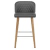 Pacific Wooden Stool Grey