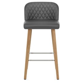 Pacific Wooden Stool Grey