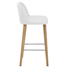 Pacific Wooden Stool White