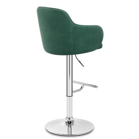 Vista Bar Stool Green Velvet