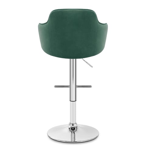 Vista Bar Stool Green Velvet