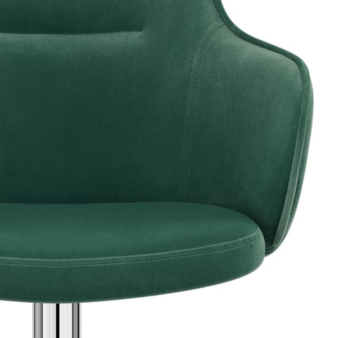 Vista Bar Stool Green Velvet