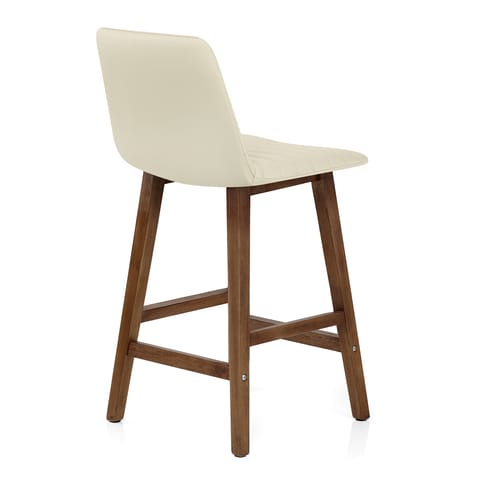 Spritz Wooden Stool Cream