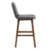 Spritz Wooden Stool Grey