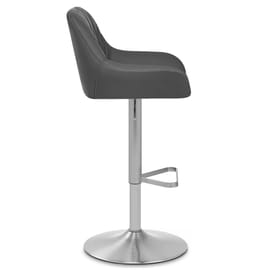 Detroit Brushed Stool Grey