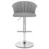 Symphony Bar Stool Antique Grey Leather