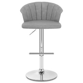 Symphony Bar Stool Antique Grey Leather