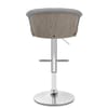 Symphony Bar Stool Antique Grey Leather