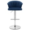 Symphony Bar Stool Blue Velvet