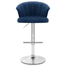 Symphony Bar Stool Blue Velvet