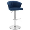 Symphony Bar Stool Blue Velvet