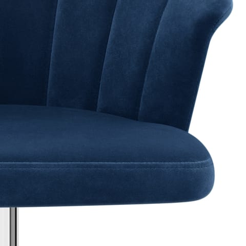 Symphony Bar Stool Blue Velvet