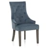 Ascot Dining Chair Blue Fabric