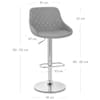 Palace Bar Stool Antique Grey