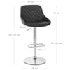 Palace Bar Stool Black