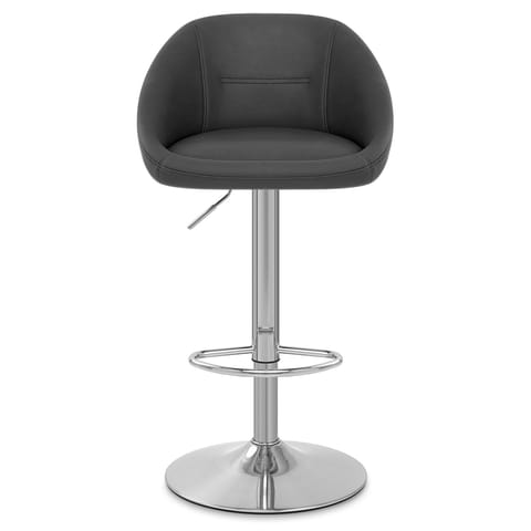Decco Brushed Bar Stool Charcoal