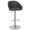 Decco Brushed Bar Stool Charcoal