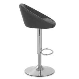 Decco Brushed Bar Stool Charcoal