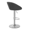 Decco Brushed Bar Stool Charcoal