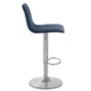 Melody Brushed Stool Blue Velvet