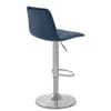Melody Brushed Stool Blue Velvet