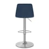 Melody Brushed Stool Blue Velvet