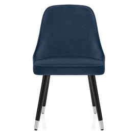 Glam Dining Chair Blue Velvet