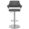 Skyline Brushed Bar Stool Charcoal