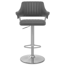 Skyline Brushed Bar Stool Charcoal