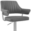 Skyline Brushed Bar Stool Charcoal