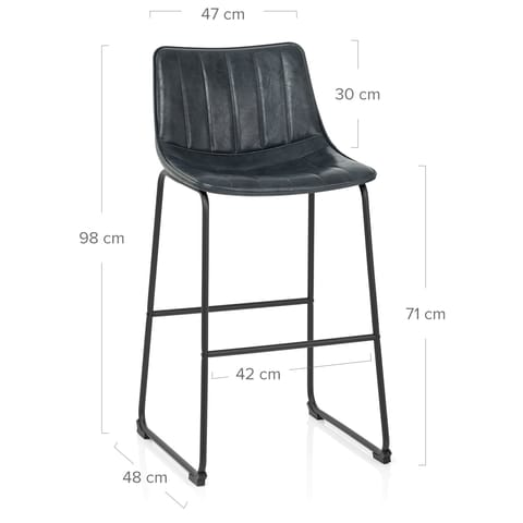 Tucker Stool Antique Slate