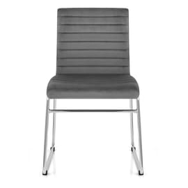 Panache Dining Chair Grey Velvet