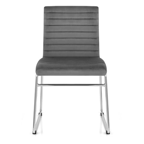Panache Dining Chair Grey Velvet