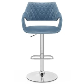 Fairfield Bar Stool Blue Velvet