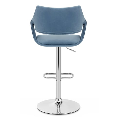 Fairfield Bar Stool Blue Velvet
